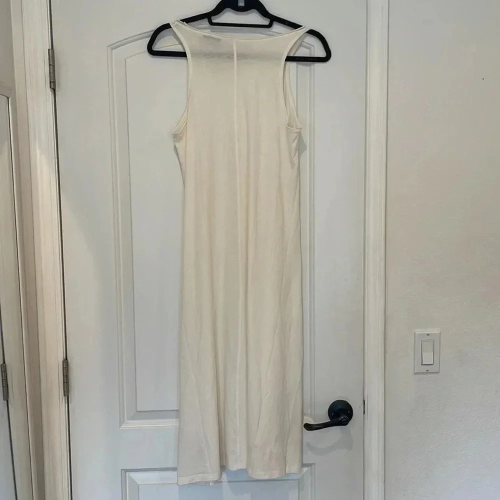 NWT Madewell Softfade Cotton Cover-Up Tank Dress White Minimalist Style #NF570 - Picture 9 of 11